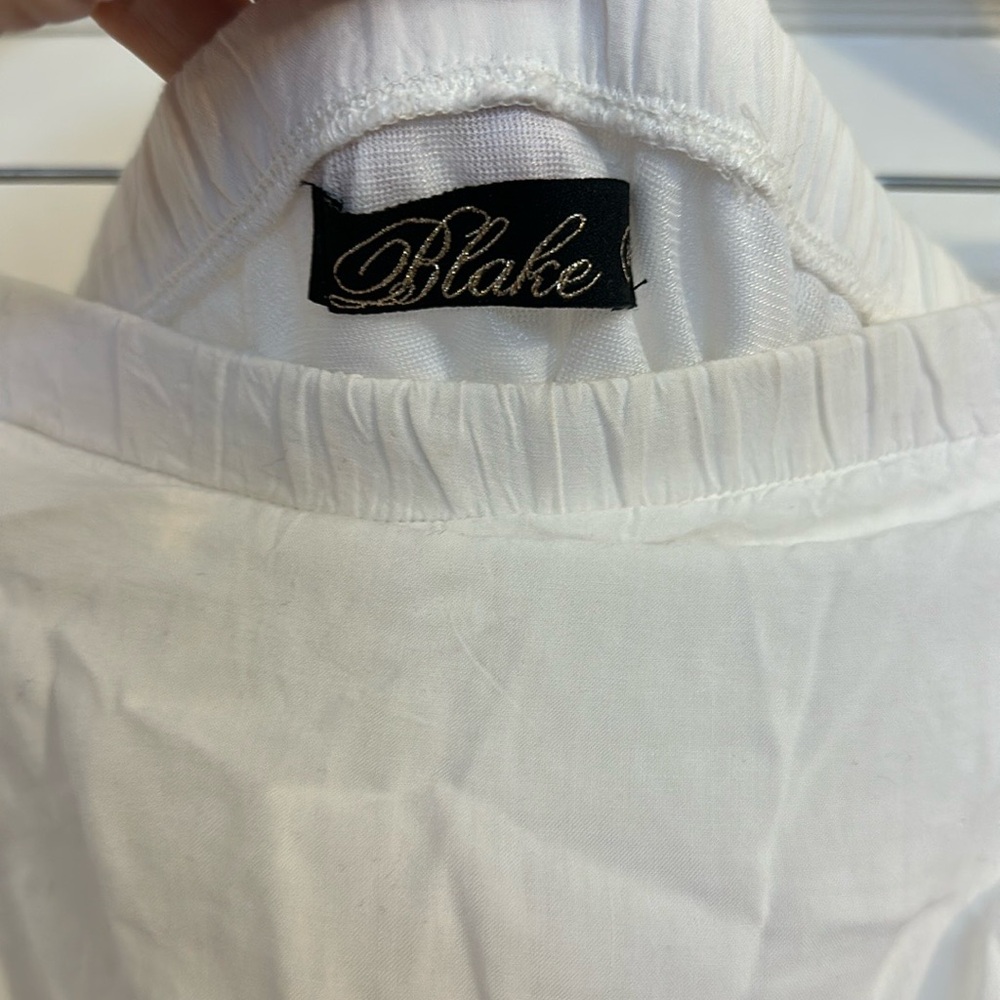 Blake Strapless White Hi-Low Dress - Picture 2 of 6